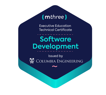 Software Development badge from mthree Academy